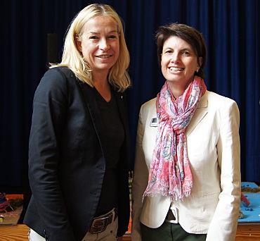 Anke Precht und Martina Baden