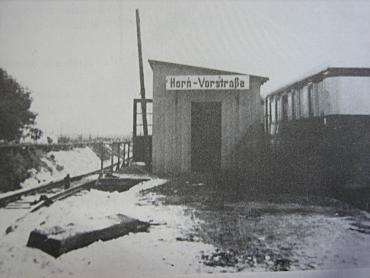 Foto der alten Jan-Reiners-Haltestelle Vorstraße