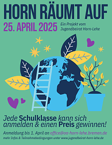 Plakat Horn räumt auf