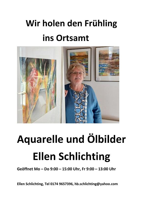 Neue Ausstellung im Ortsamt Horn-Lehe - Wir holen den Frühling!