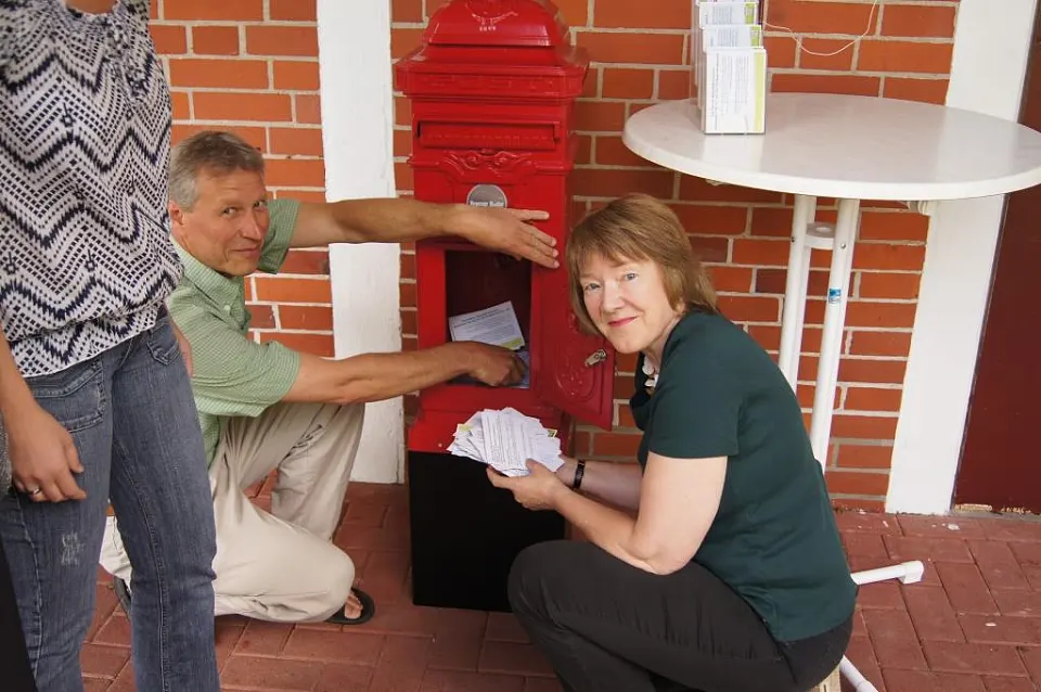 1. Zwischenleerung Briefkasten Horner Bad 3