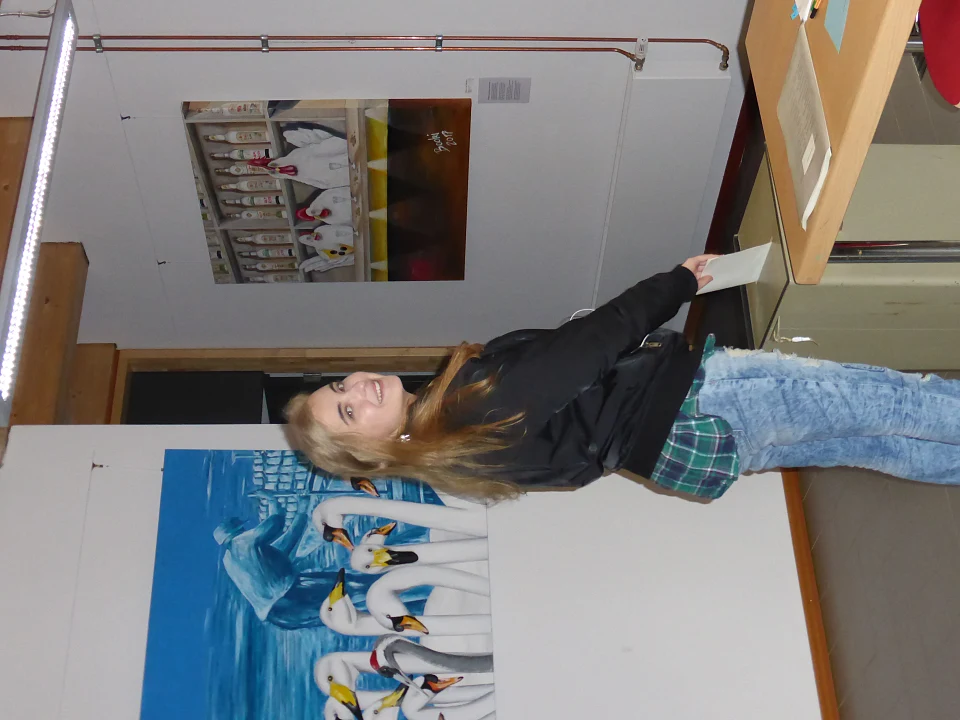 Kandidatin geht zur Wahl 