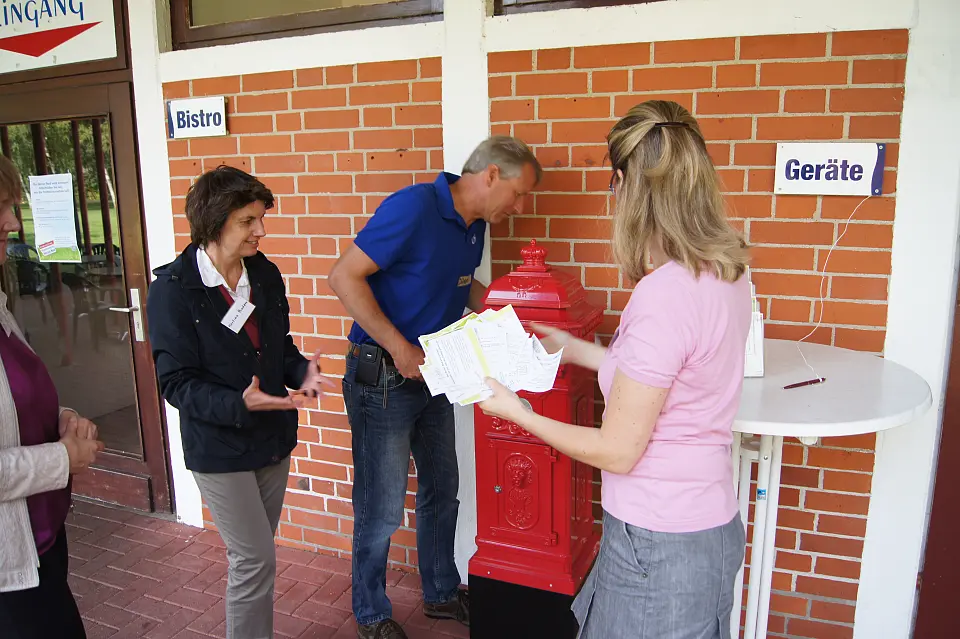 Zwischenleerung des Briefkastens 1