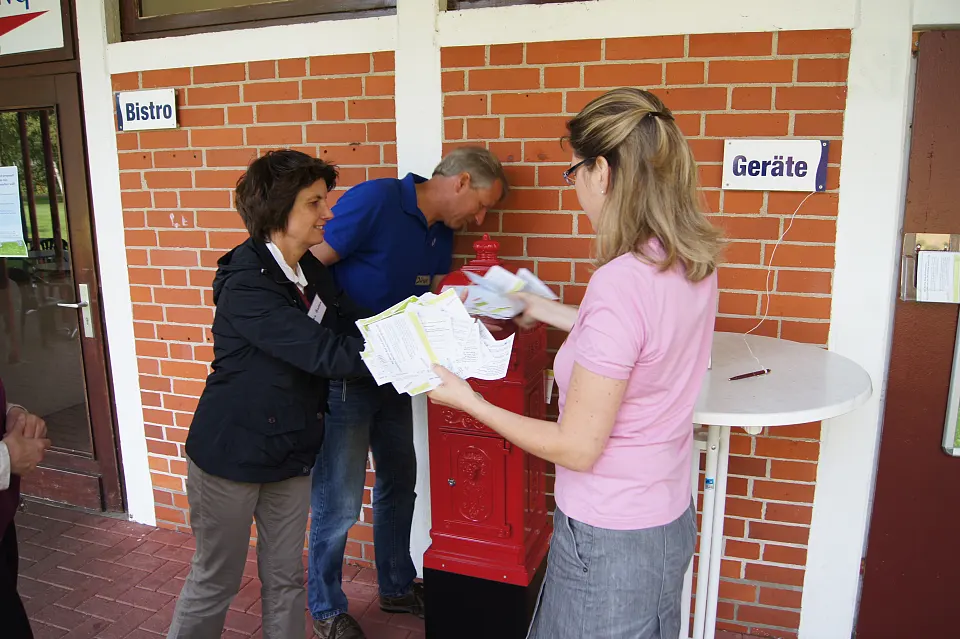 Zwischenleerung des Briefkastens 2
