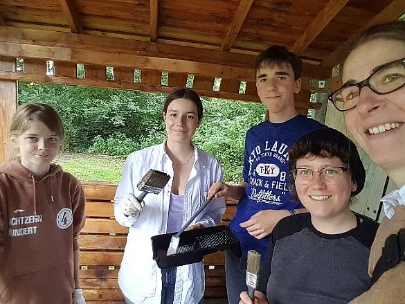 Gruppenbild Arbeitseinsatz 25. September 2021