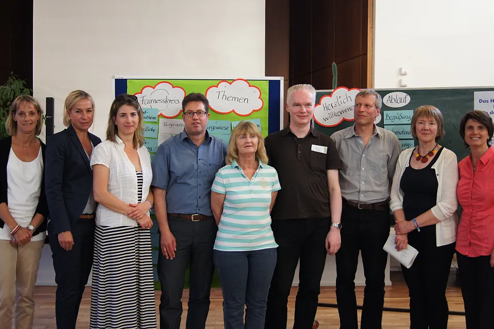 Unterzeichner der Vereinbarung zwischen Politik und Verwaltung zum B&uuml;rgerbeteiligungsverfahren