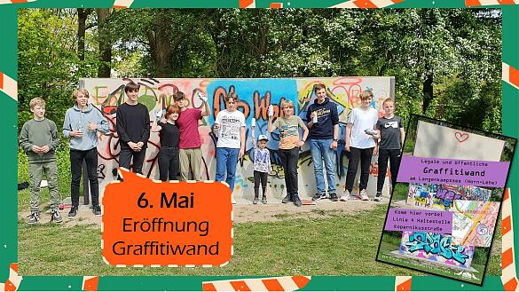 Einweihung Graffitiwand