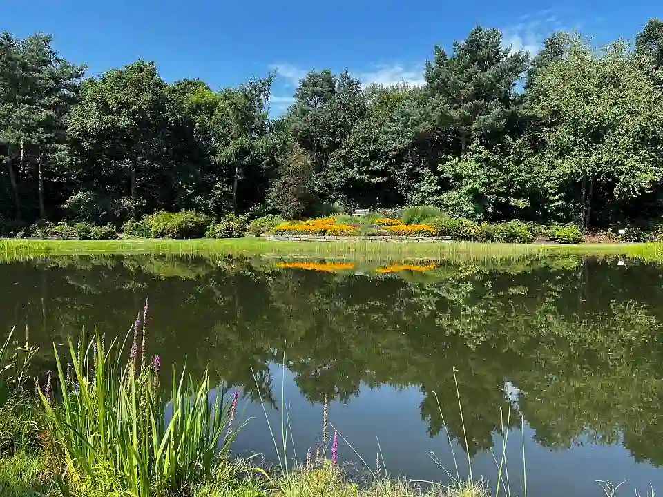 Foto des Sees im Rhododendronpark