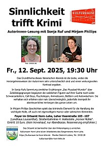 Autorinnen-Lesung am 12.09.2025 um 19.30 Uhr im Ortsamt Horn-Lehe