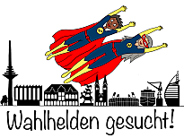 Wahlhelfer für die Bürgerschaftswahl am 14.5.2023 werden gesucht