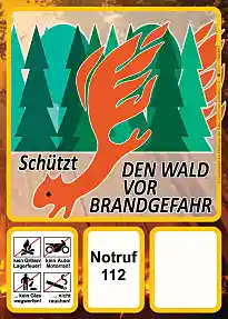 Warnung vor Waldbrandgefahr bei Trockenheit