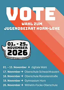 Wahl zum Jugendbeirat Horn-Lehe 2026