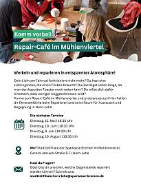 Repair-Café in der Stadtteilfiliale Horn-Lehe der Sparkasse Bremen