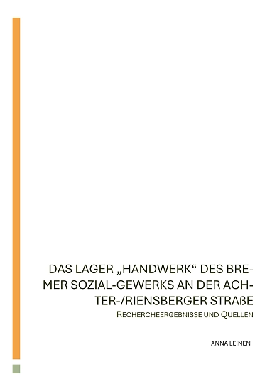 Titelseite Rechercheergebnisse Zwangsarbeitslager "Handwerk"