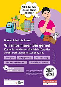 Informationsangebote der Verbraucherzentrale Bremen bei finanziellen Notlagen in Folge von Preissteigerungen