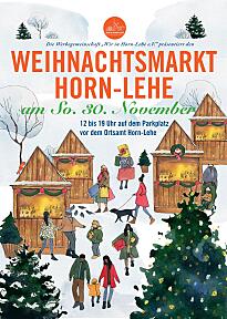 Weihnachtsmarkt Horn-Lehe am 30.11.2025 von 12 bis 19 Uhr